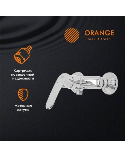 Смеситель для душа Orange Sonic M08-200cr Хром