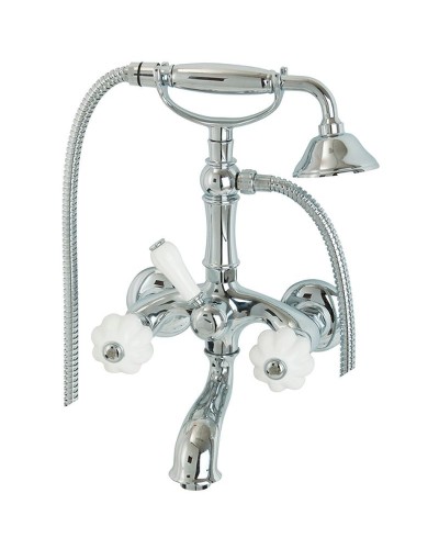 Смеситель для ванны Migliore Olivia 19004 Хром Белый