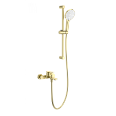 Смеситель для ванны с душевым гарнитуром WONZON & WOGHAND, Брашированное золото (WW-C2036-BG)