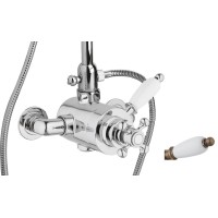 Смеситель термостатический на один выход верхнее (жесткое подключение) CEZARES ELITE-D-T-02-Bi