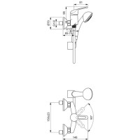 Смеситель для душа Vidima Сева Луп BA015AA