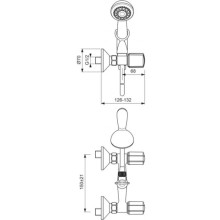 Смеситель для душа Vidima Стиль BA136AA