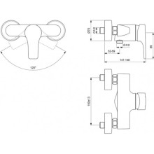 Смеситель для душа Vidima Видима Стрим BA093AA