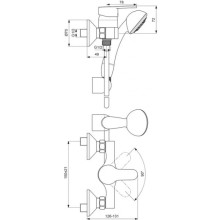 Смеситель для душа Vidima Сева Фреш BA029AA