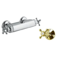 Смеситель термостатический для душа на 1 выход верхнее подключение CEZARES GOLF-DS-T-03/24