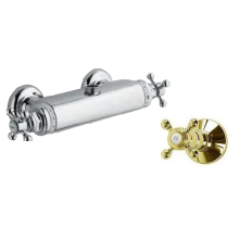 Смеситель термостатический для душа на 1 выход верхнее подключение CEZARES GOLF-DS-T-03/24