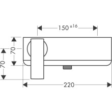 Смеситель для душа Axor Citterio 39600000