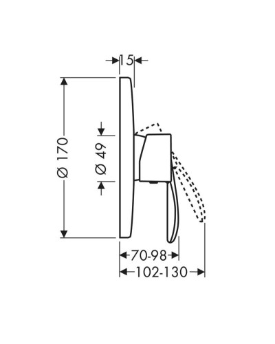 Смеситель для душа Axor Starck 10615000