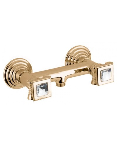 Смеситель для душа золото 24 карата, ручки swarovski Cezares Olimp OLIMP-DS-03/24-Sw