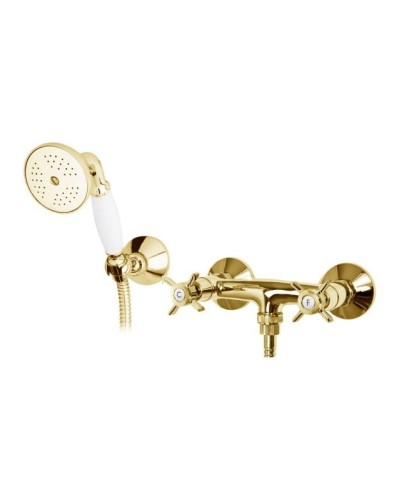 Смеситель для душа с ручным душем, шлангом 150 см и держателем CEZARES LORD-D-03/24-Bi