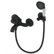 Смеситель для ванны с душем Wonzon & Woghand, Черный матовый (WW-88639008-MB)