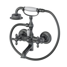 Смеситель для ванны с душем WONZON & WOGHAND, Темный графит (WW-88639020-BGM)