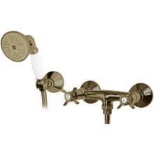 Смеситель для душа с ручным душем, шлангом 150 см и держателем CEZARES LORD-D-02-Bi