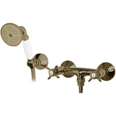 Смеситель для душа с ручным душем, шлангом 150 см и держателем CEZARES LORD-D-02-Bi