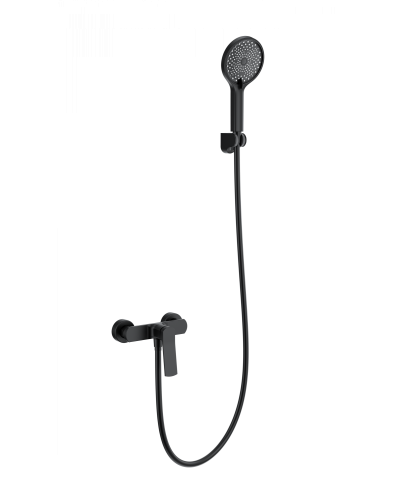 Смеситель для душа WONZON & WOGHAND, Черный матовый (WW-B2585-MB)