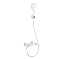 Смеситель для ванны с душем WONZON & WOGHAND, Белый матовый (WW-A30902-MW)