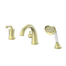 Смеситель на борт ванны Wonzon & Woghand, Брашированное золото (WW-88659008-BG)