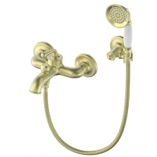 Смеситель для ванны с душем Wonzon & Woghand, Брашированное золото (WW-88639008-BG)