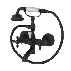 Смеситель для ванны с душем WONZON & WOGHAND, Черный матовый (WW-88639020-MB)