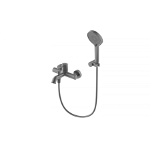 Смеситель для ванны с душем Wonzon & Woghand, Темный графит (WW-88037073-BGM)