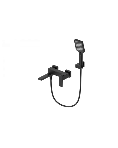 Смеситель для ванны с душем Wonzon & Woghand, Черный матовый (WW-88037068-MB)