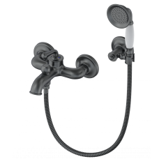 Смеситель для ванны с душем Wonzon & Woghand, Темный графит (WW-88639008-BGM)