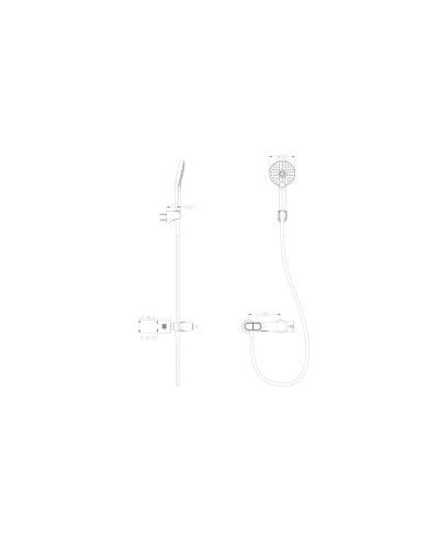 Смеситель для ванны с душем WONZON & WOGHAND, Хром (WW-A30902-CR)