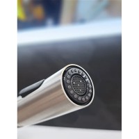 Смеситель для кухни AltroBagno Flusso AltroBagnoFlusso050201Ni с подключением к фильтру, с гибким изливом, никель