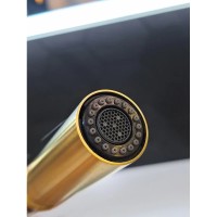 Смеситель для кухни AltroBagno Flusso AltroBagnoFlusso050202OrSp с подключением к фильтру, с гибким изливом, золотой матовый