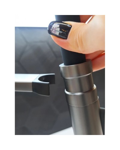 Смеситель для кухни AltroBagno Flusso Flusso AltroBagnoFlusso050203GrMt с подключением к фильтру, с гибким изливом, оружейная сталь