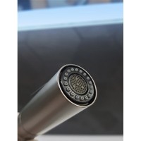 Смеситель для кухни AltroBagno Flusso Flusso AltroBagnoFlusso050203GrMt с подключением к фильтру, с гибким изливом, оружейная сталь