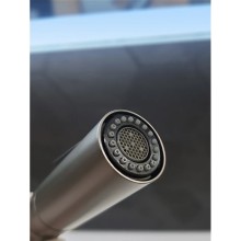 Смеситель для кухни AltroBagno Flusso Flusso AltroBagnoFlusso050203GrMt с подключением к фильтру, с гибким изливом, оружейная сталь