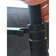 Смеситель для кухни AltroBagno Flusso AltroBagnoFlusso050204NeOp с подключением к фильтру, с гибким изливом, черный матовый