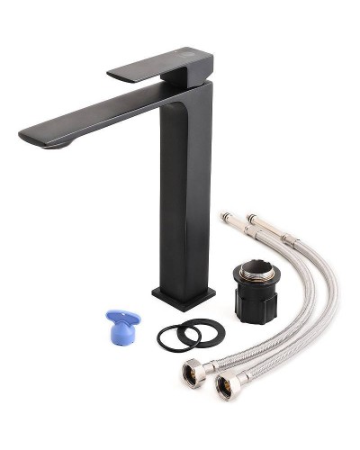 Смеситель для раковины Orange Lutz M04-121b Черный