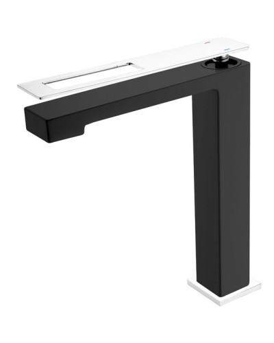 Смеситель для раковины Boheme Q 142-BCR Черный Хром