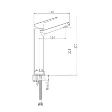 Смеситель для раковины Cersanit Flavis 63038 Хром