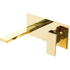 Смеситель для раковины Cezares UNIKA-BLI1-03/24 Золото 24 карат