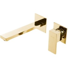 Смеситель для раковины Cezares UNIKA-BLI2-03/24 Золото 24 карат
