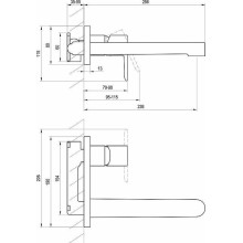 Смеситель для раковины Ravak Puri PU 019.00 X070146 Хром