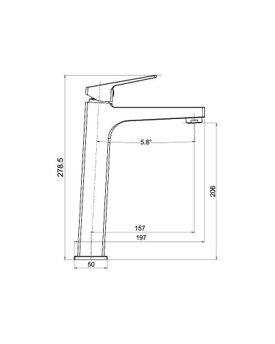 Смеситель для раковины Koller Pool Neon Cube NC0200XL Хром