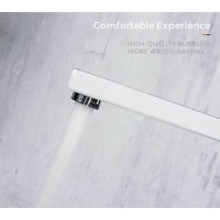 Смеситель для раковины Gappo G17-8 G1017-2 Белый Хром