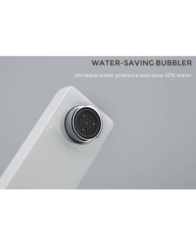 Смеситель для раковины Gappo G17-8 G1017-2 Белый Хром