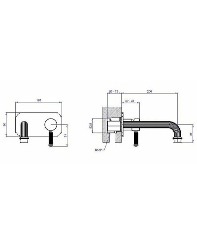 Смеситель для раковины Cezares Olimp BLSM2-L OLIMP-BLSM2-01-L Хром