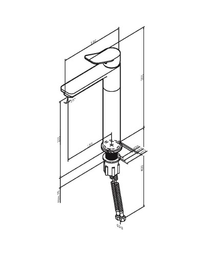 Смеситель для раковины AM.PM X-Joy F85A92000 Хром