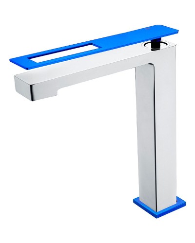 Смеситель для раковины Boheme Q 142-CRUW Хром Синий