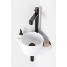 Смеситель для раковины Ravak Puri PU 015.20 X070182 Черный матовый