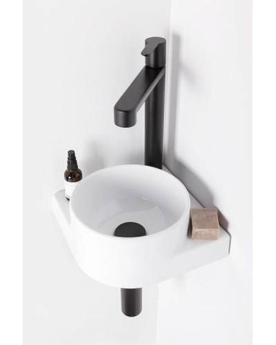 Смеситель для раковины Ravak Puri PU 015.20 X070182 Черный матовый