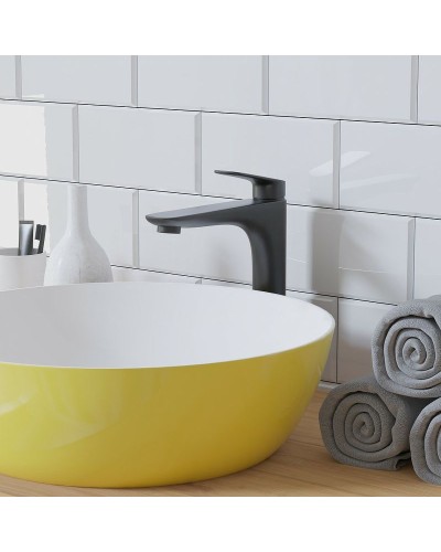 Смеситель для раковины Paini Laguna LAYO205LL Черный матовый