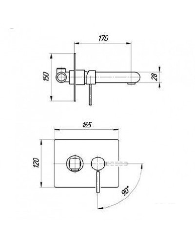 Смеситель для раковины Migliore Stone 19647 Хром