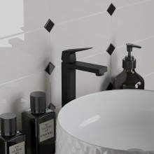 Смеситель для раковины Paini Bari RTYO205LL Черный матовый